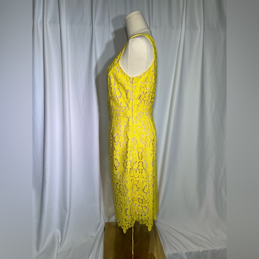 Banana Republic Yellow Lace Dress | 2 NWT - Picture 4 of 7